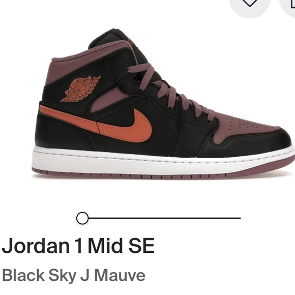 Jordan Other - Jordan 1 Mid SE Black Sky J Mauve Mens 11.5 EUC W/OG BOX